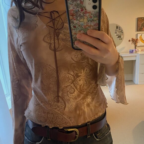 Vintage Paisley Long Sleeve - Picture 1 of 4